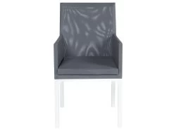 Conjunto De 8 Sillas De Poliéster Gris Oscuro/blanco BACOLI -Tienda de muebles de jardín fb709dcccbf89b0e0eb4cc8c0190a6cb2e743837 f5c728925e494bcd9a42fe8c58fa180a