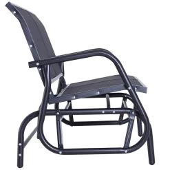 Outsunny Banco Balancín Tipo Silla Oscilante De Jardín O Patio Con 2 Plazas 120x70x85 Cm Metal Y Tela Texteline -Tienda de muebles de jardín fbc4fd9de68081ba3e020107cba1e172b7076045 f5a1f1b4fbdb4d5c9661f18cc8881945