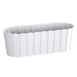 Prosperplast Jardinera Para Balcón BOARDEE BASIC 7,9L., Dimensiones (mm) 587x144x130, Color Blanco