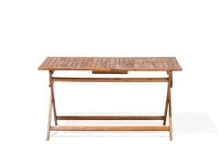 Mesa De Jardín De Madera De Acacia Oscura 140 X 75 Cm CENTO -Tienda de muebles de jardín fdeb72437f254968f89ae98a5873bd798b6872e7 584c1791c272479da1fe4b4598930d6e 1