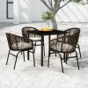 Juego De Comedor De Jardín De 5 Piezas Marrón VidaXL -Tienda de muebles de jardín fe8e3174b3e3cce0a8b0d664218c30c32cfec86d 1014f34cee094333ab72ad80a9740bb0