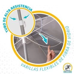 Sombrilla Playa 200 Cm Tubo Aluminio Aktive Beach -Tienda de muebles de jardín fedeb46423b13ab578b5e1c6f978e49435ba6bb6 59e363d3bbd744e5ae5f4554cc30f6a2